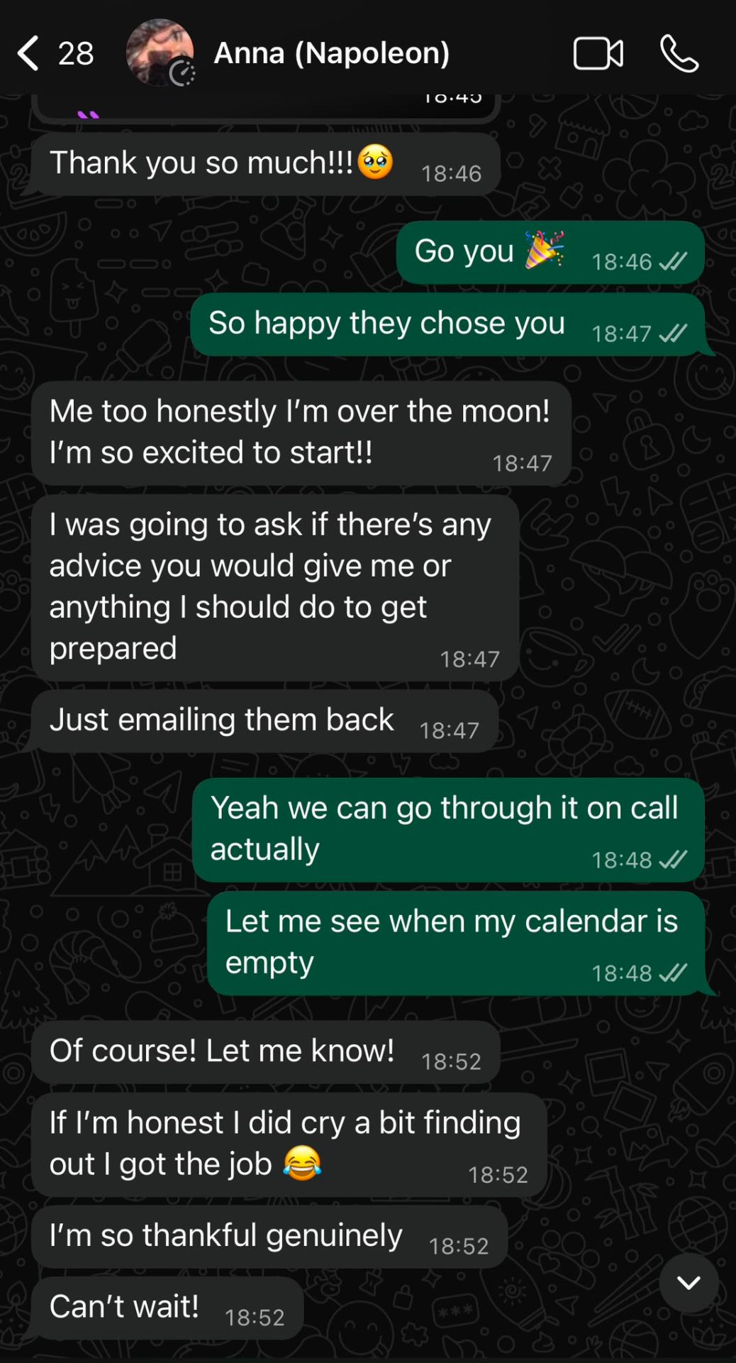 Client message 1